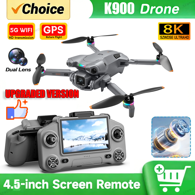 Drone Gimbal Brushless - New K900 MAX GPS Drone with