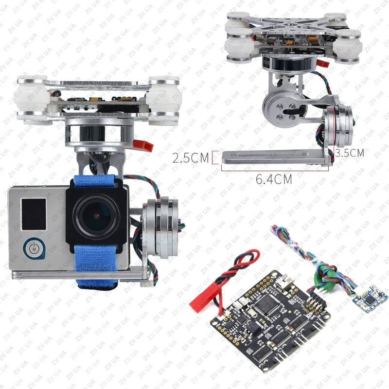 Drone Gimbal 3 Axis - 3-Axis Brushless Gimbal Camera Mount &