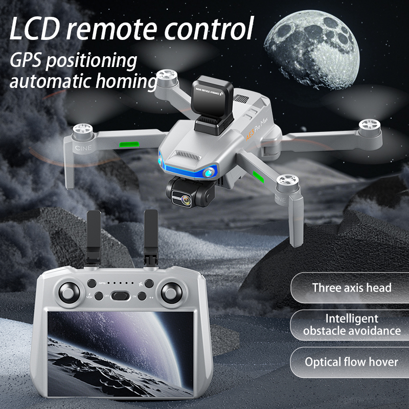AE3 PRO Max NEW LCD SC GPS Dro - Drone Gimbal 3 Axis 评论和价格