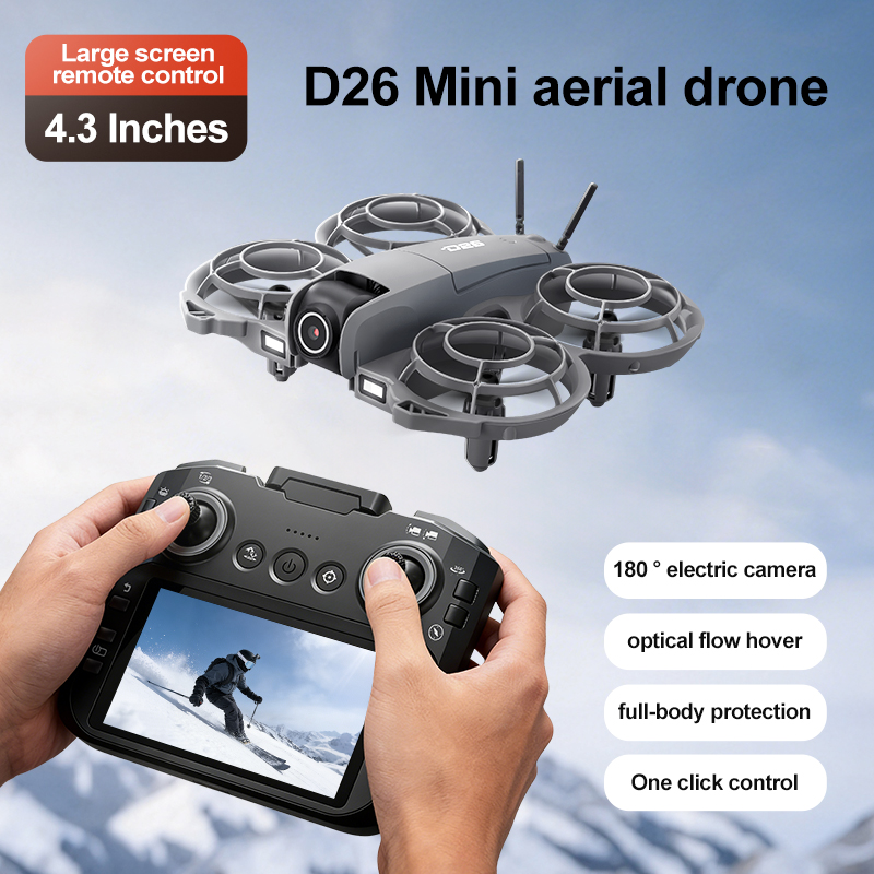 D26 Drone 4K Aerial HD 180° Ca - Drone Gimbal 2 Axis 评论和价格