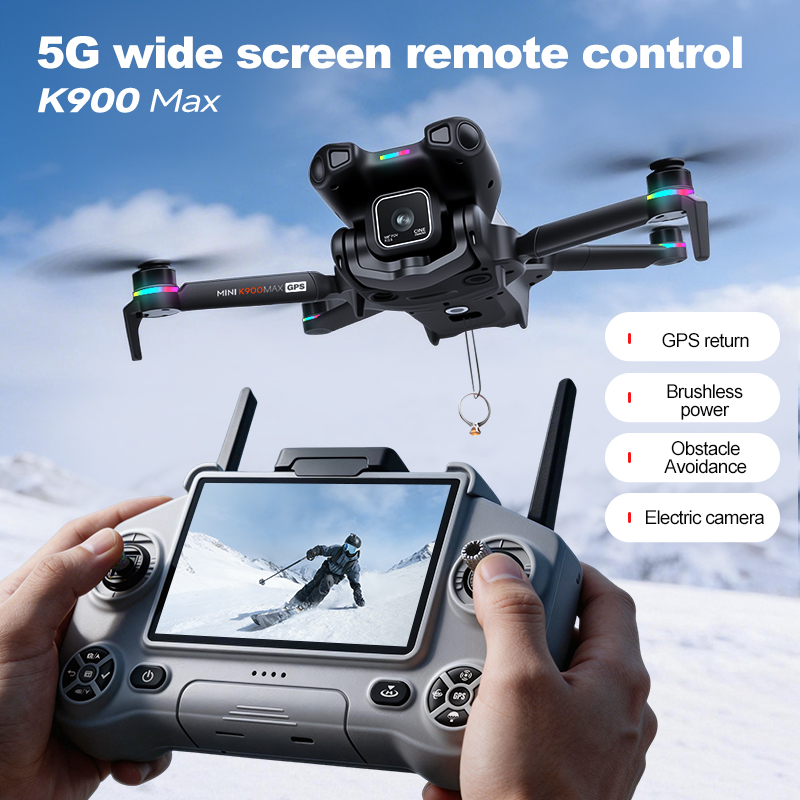 New K900 MAX GPS Drone with 4K - Drone Gimbal Brushless 评论和价格
