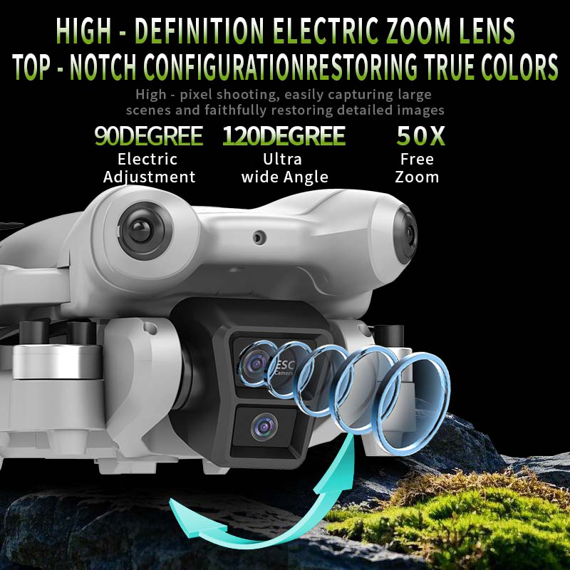 S101 Drone 8K HD Professinal D - Drone Gimbal Mount 评论和价格